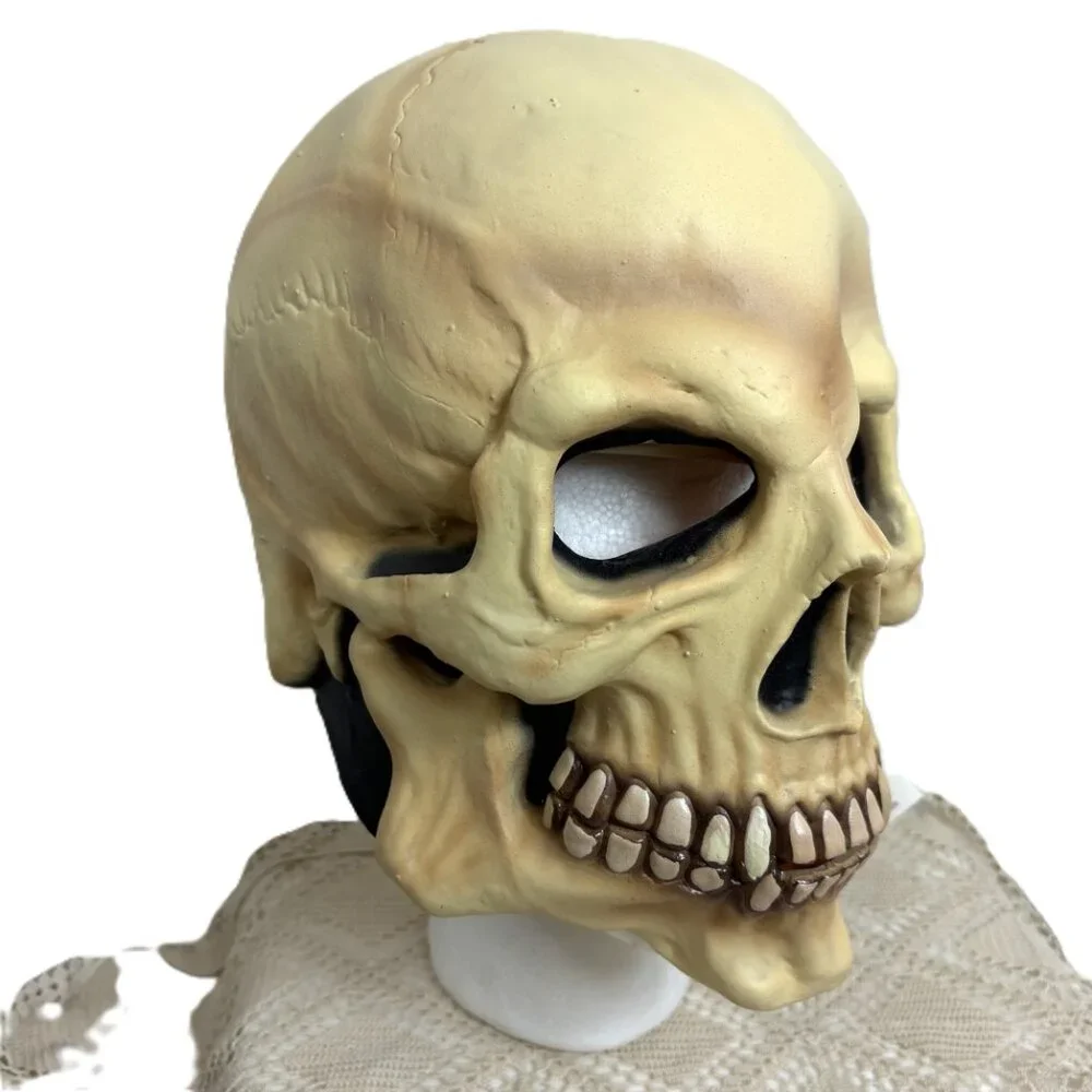Mask Illusions Vintage Collectible 90’s Realistic Skull Latex Mask